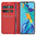 Leather Wallet Case & Card Holder Pouch for Huawei P30 Pro - Red